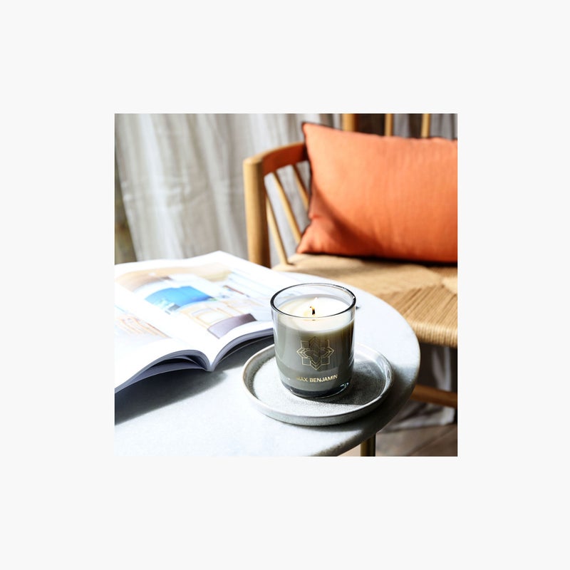 White Pomegranate Candle with Lid - 210g
